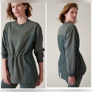 Athleta Triumph Hybrid Crewneck Sweatshirt Large